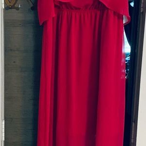 Sun Dress No Boundaries ruffled long polyester.